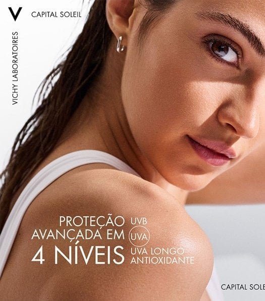 Água solar protetora iluminadora Corporal FPS 50 200ml - Imagem 4